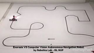 Enorasis Computer Vision Line Following Robot testing