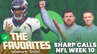 Professional Sports Bettor Picks NFL Week 10 | Sharp Calls & NFL Bets from The Favorites Podcast