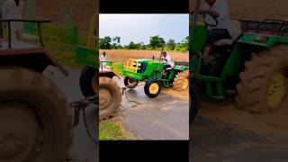 emotional new song John Deere tractor pulling trolley and help mhindra tractor power new short video