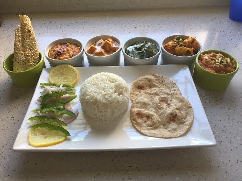North Indian Vegetarian thali North Indian Vegetarian thali