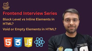 Block Level vs Inline Elements in HTML | Void or Empty Elements in HTML