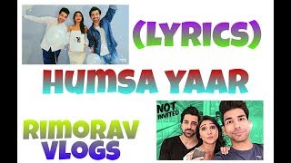 Humsa Yaar Lyrics  Rimorav Vlogs 