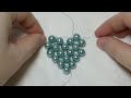 diy beaded heart locket with secret message inside