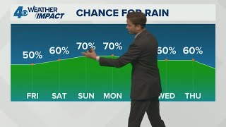 Storms likely each day through Memorial Day