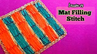 Aari Work Tutorial 29 | Mat Filling Stitch