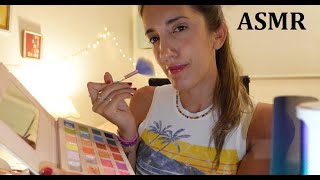 ✨ASMR in Spanish ✨PERSONAL ATTENTION Soft and Relaxing Makeup for Sleeping in soft spoken