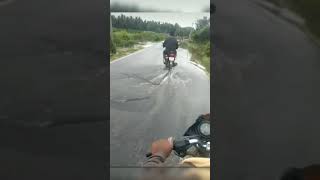 Nittur to chelur road due heavy rainfall  in nittur | ನಿಟ್ಟೂರು