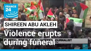 Police clash with mourners at Palestinian journalist's funeral • FRANCE 24 English