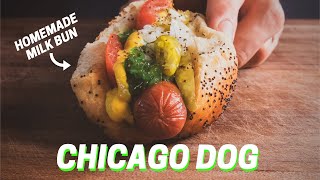 Chicago Dog +  Japanese Milk Bun Recipe