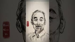 Vẽ Bác Hồ | RUOYU.B - Bạch Nhược Vũ #drawing #art