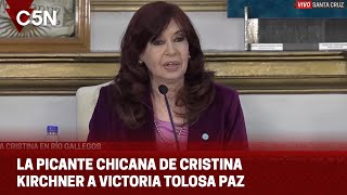 La CHICANA de CRISTINA KIRCHNER a VICTORIA TOLOSA PAZ