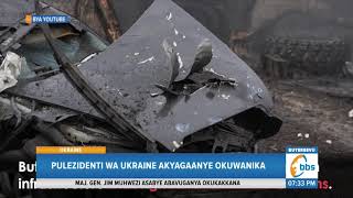 Pulezidenti wa Ukraine Agaanye Okuwanika, Akoowodde Bannansi Abamaanyi Okwetaba mu Lutalo