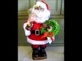 telco~motionettes of christmas~african american~black~santa claus~animated figure