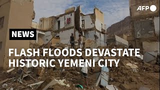 Deadly flash floods devastate Yemen's historic Tarim city | AFP