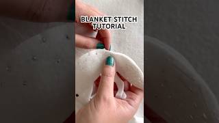 Quick Blanket Stitch Tutorial - Use This for My DIY Felt Ornament Tutorials #feltdiy #blanketstitch