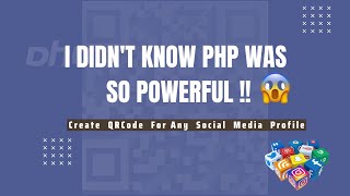 Generate QR Code Using PHP | Deep Linking In PHP | QR Code For YouTube Channel