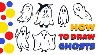 Spooky Fun: Easy Ghost Drawing for Kids!