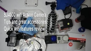 SJ4000 wifi HD action camera top tips and wifi app comparison with Gopro