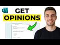 How to Get Opinions with Microsoft Forms 2026 (EASILY!!!)