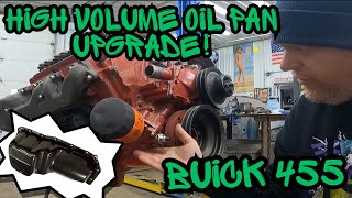 Buick 455 high volume oil pan install! #highperformance #buick #upgrade