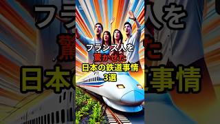 【驚愕】フランス人を驚かせた日本の鉄道事情3選 #鉄道 #フランス #shorts #海外の反応