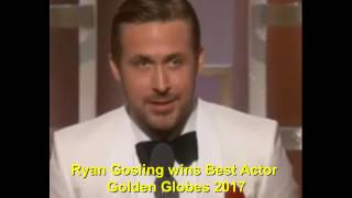 Most Ryan Gosling wins Best Actor Golden Globes 2017