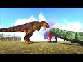 ark carchar vs. alpha indominus carchar acro and more ark dino battle 🦎