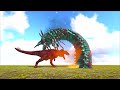 ark carchar vs. alpha indominus carchar acro and more ark dino battle 🦎