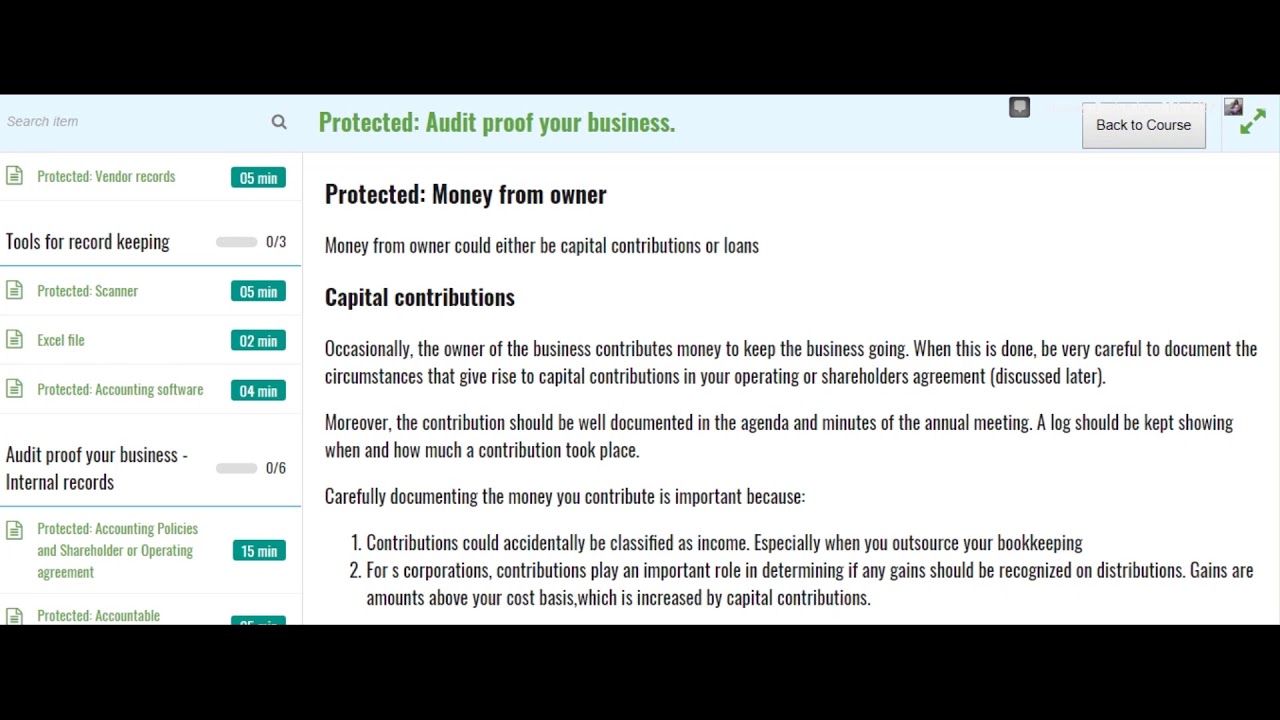 Small Business Tip: Audit Proofing Your Business Financials Part 1 ...