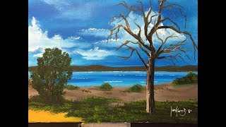 #129. How to paint a beginners lake\