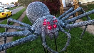 Home Depot GIANT SPIDER Halloween Decoration!!!