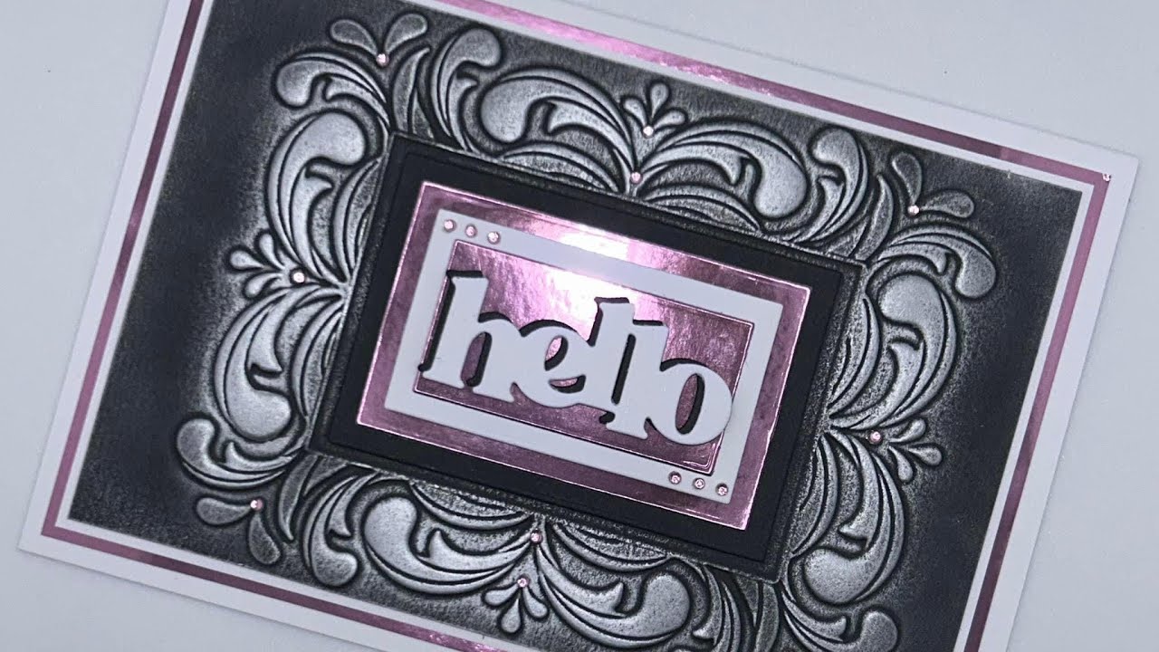 Embossing Folder 101 Youtube