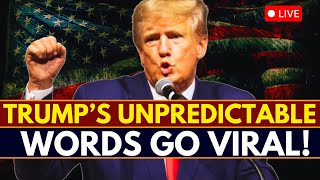 Donald Trump LIVE: Trump's Big Remarks Go Viral | Trump Latest Speech LIVE | US Breaking News LIVE