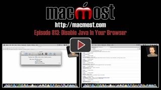 Disable Java In Your Browser (MacMost Now 813)