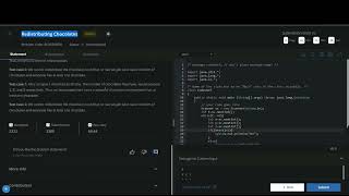 Redistributing Chocolates | CodeChef | Staters76 | JAVA | CodeGood