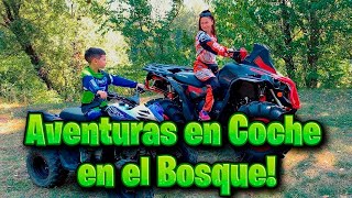 Den viaja en un Coche para Niños! | Aventuras en Coche en el Bosque!