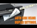 How To Use Duplex Settings On Brother Printer | Full Detailed Video In Nepali