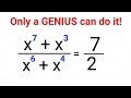 99% could not solve this! Can you? #fastandeasymaths #math #mathematics #indices #algebra #like