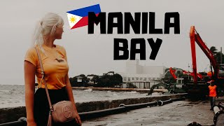 Manila Bay, is it getting CLEANER?! Foreigners FIRST time visiting the Famous Filipino Bay!!