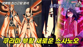 나루토 쿠라마 새로운 주인 히마와리와 만화경 VS 윤회안 절대방어 \