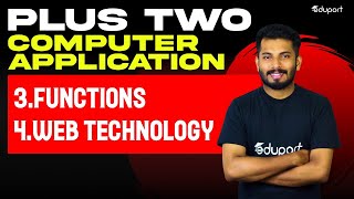 Plus Two Commerce | Computer Application | Chapters 3 & 4 Functions , Web Technology | Eduport