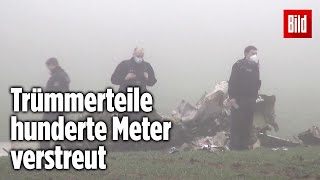 Kleinflugzeug stürzt in der Eifel ab – Pilot stirbt