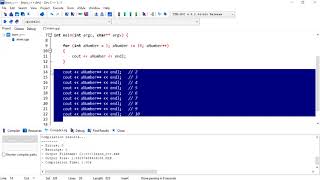 C++ 6: Print numbers from 1 to 10 using for, while, and do while loops
