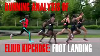 Running Analysis: Foot Landing of the FASTEST Marathon Runner in the World