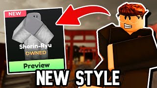 KARATE added a NEW STYLE in ROBLOX! (Shorin-Ryu Review)