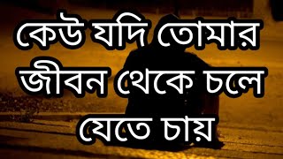 কেউ যদি তোমার জীবন থেকে চলে যেতে চায় 💔 | Sad | Love Story | Emotional Shayari/sppn25