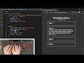 ASMR Programming - Accordion using HTML CSS - No Talking