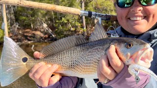 SCOUTING NEW REDFISH SPOTS: GRINDING IT IT OUT TO LEARN THE NC FISHERY