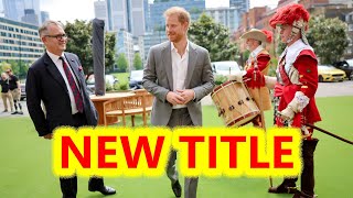 Royal Surprise: Prince Harry Receives Shocking New Title Before Invictus Games!