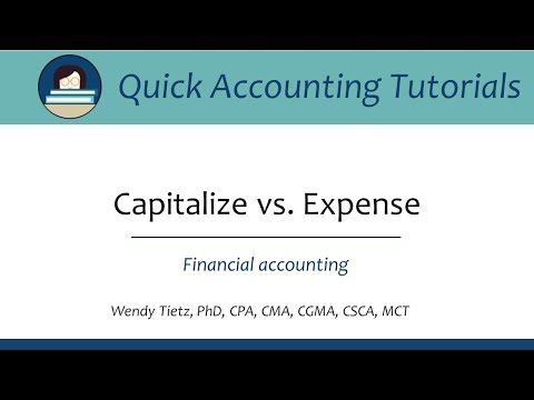 Is it better to expense or capitalize?